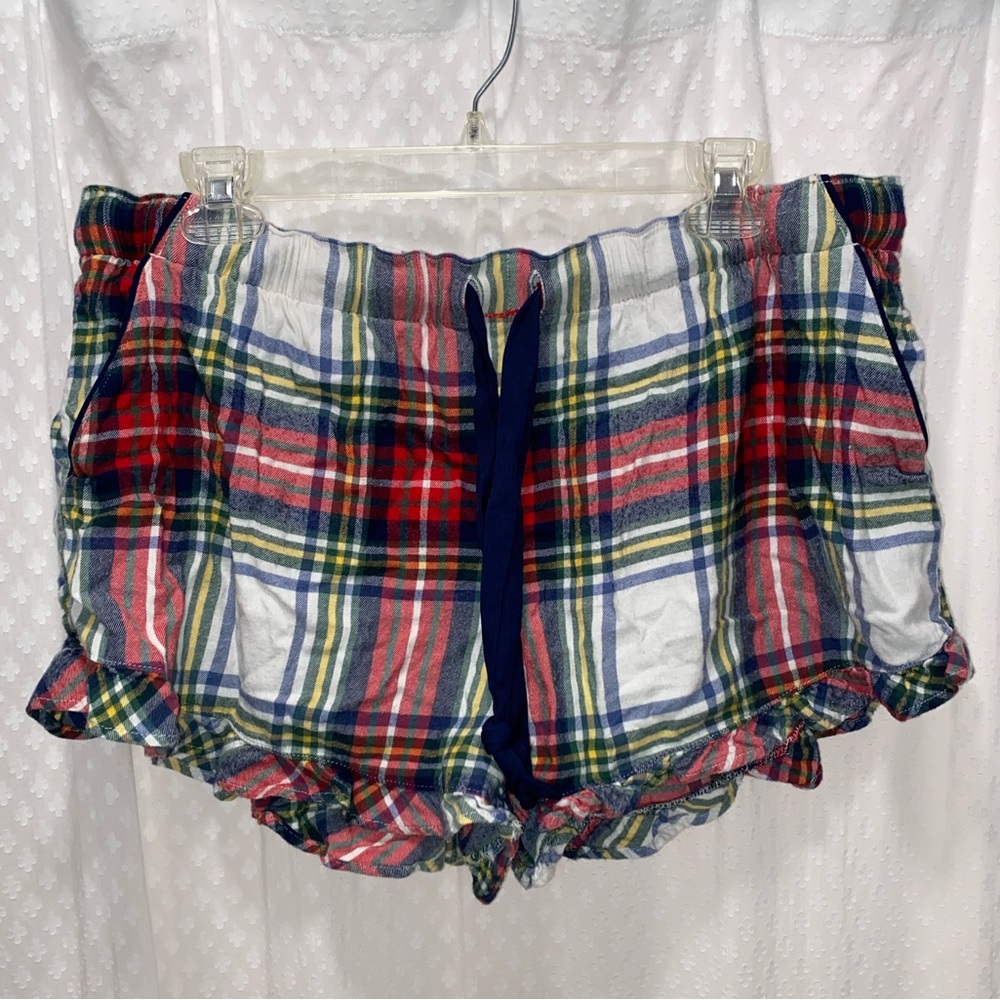 Aerie Plaid Flannel Sleep Shorts
